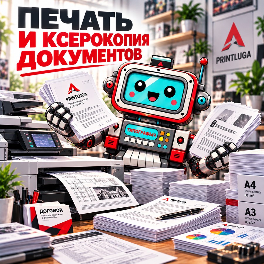 Печать и ксерокопия документов